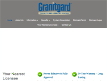 Tablet Screenshot of granitgard.com.au